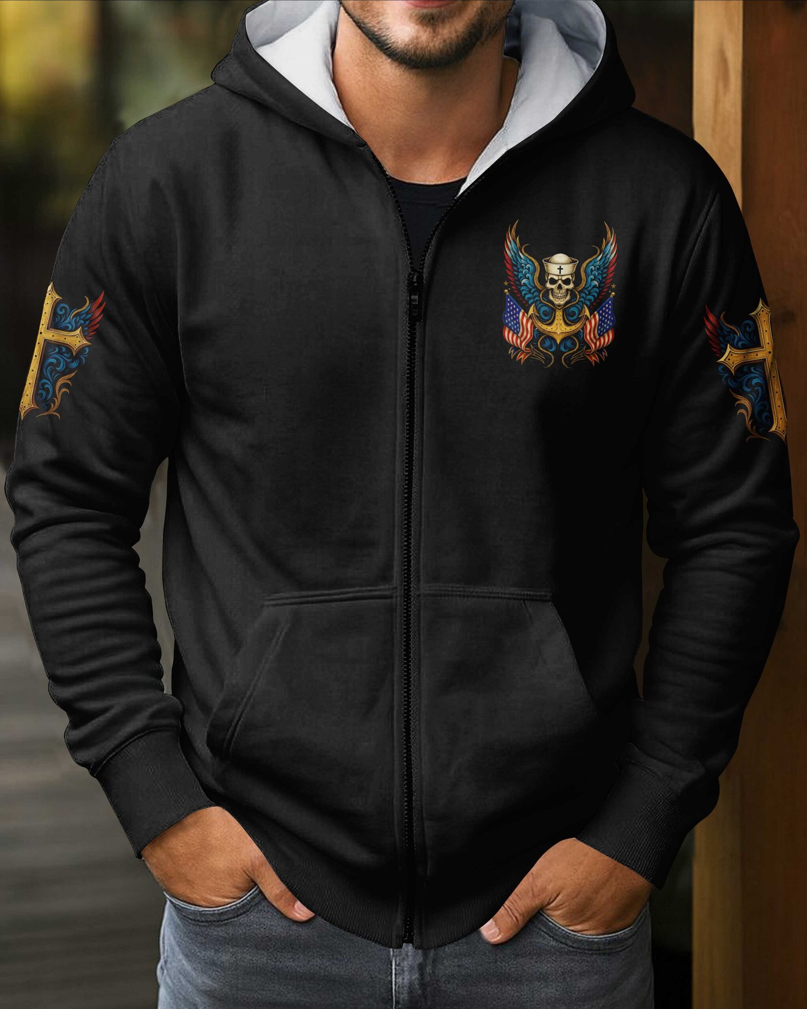 Serving The Nation Is A Duty Being Anchored In Faith Is An Honor T-Shirt - Image 11